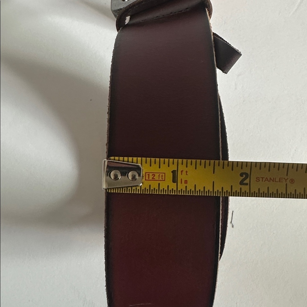 Timberland Men's Brown Leather Belt - Picture 5 of 6